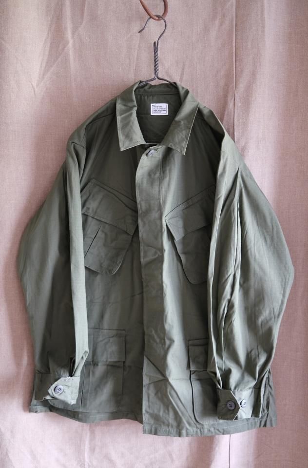 70's US Army Jungle Fatigue Jacket Deadstock Medium/Short 70's US Army Jungle Fatigue Jacket Deadstock Medium/Short