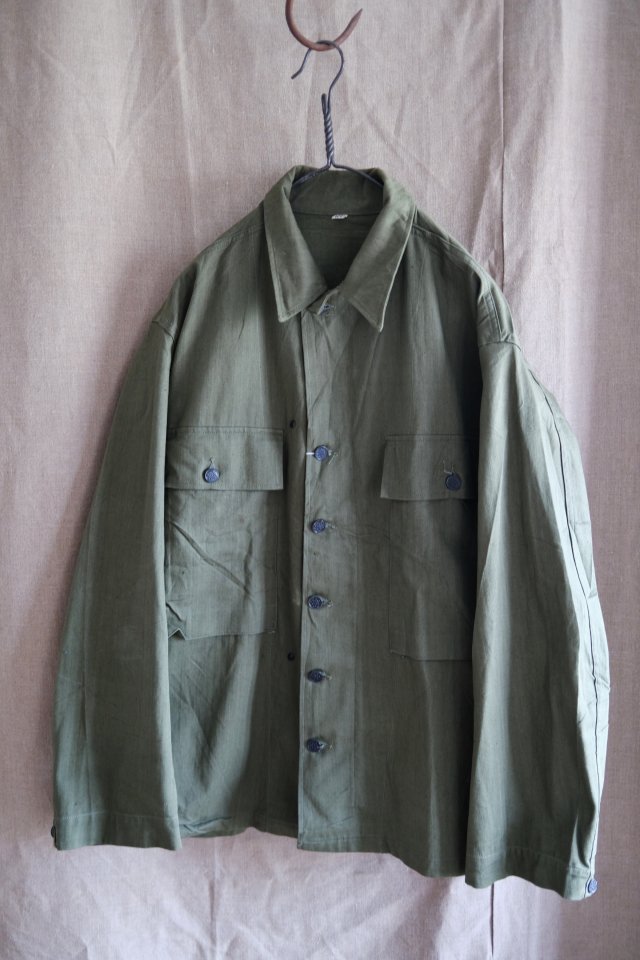 50s US Army M-43 HBT Jacket Size 40 Dead Stock 2 - jam-clothing