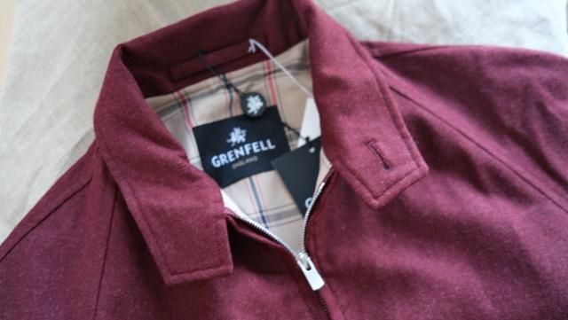 New Grenfell Wool golfer Jacket Size 40 - jam-clothing
