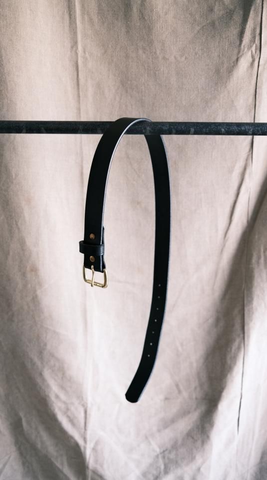New Amish Bridle Leather Belt W30・W32 ・W34 BLK - jam-clothing New Amish Bridle Leather Belt W30・W32 ・W34 BLK - jam-clothing