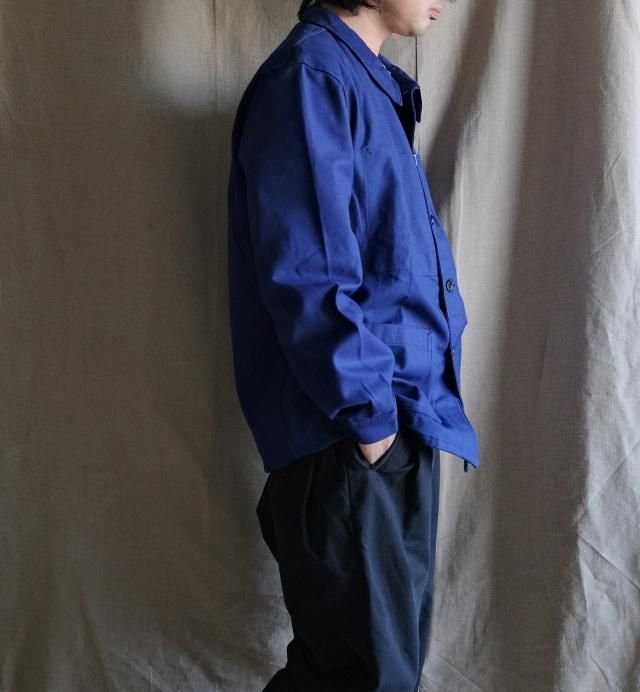 最も 割引 Saint Military French 60's James Stock Dead Jacket Work Blue ミニカー