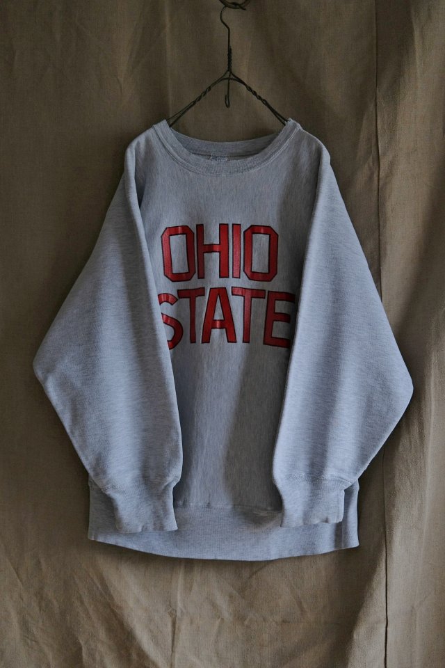80's Champion Reverse Weave Gray "OHIO STATE" XL Made in USA - jam-clothing