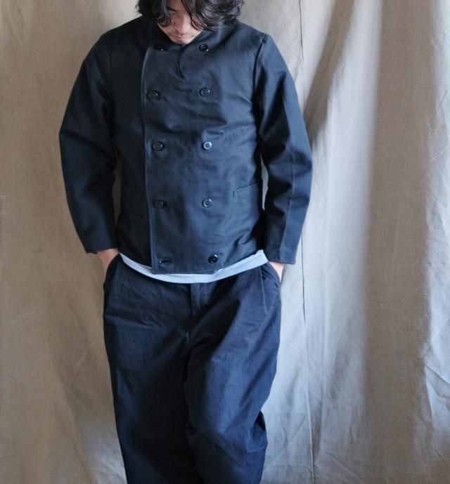 30's Sweden Military Double Breasted Jacket Deadstock - jam