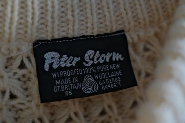 OLD Peter Storm Pop Corn Knit White - jam-clothing OLD Peter Storm Pop Corn Knit White - jam-clothing
