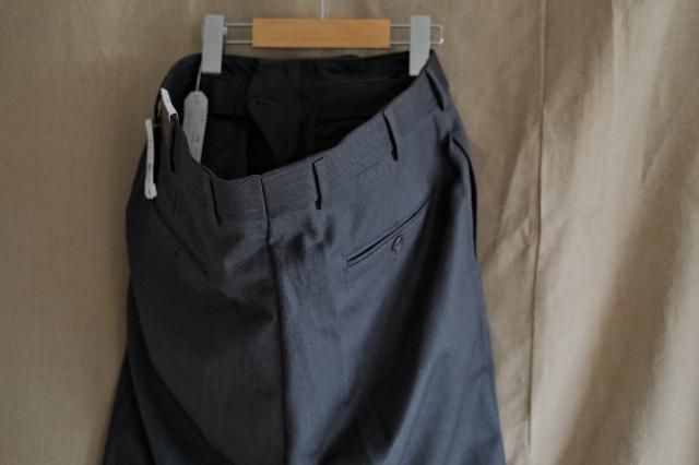 Brooks Brothers Wool 2Tuck Trousers 新品 チャコール W34 - jam-clothing