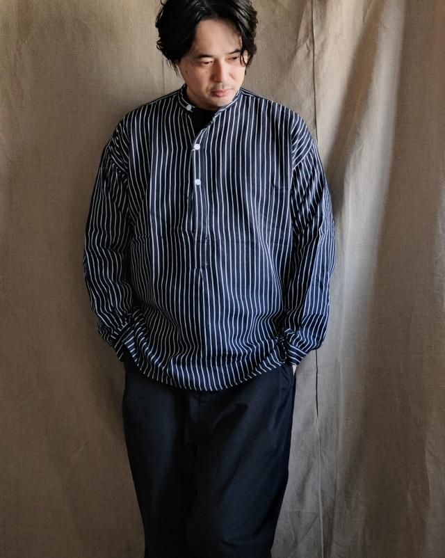 OLD German Fisherman Stripe Shirts Black 2 - jam-clothing