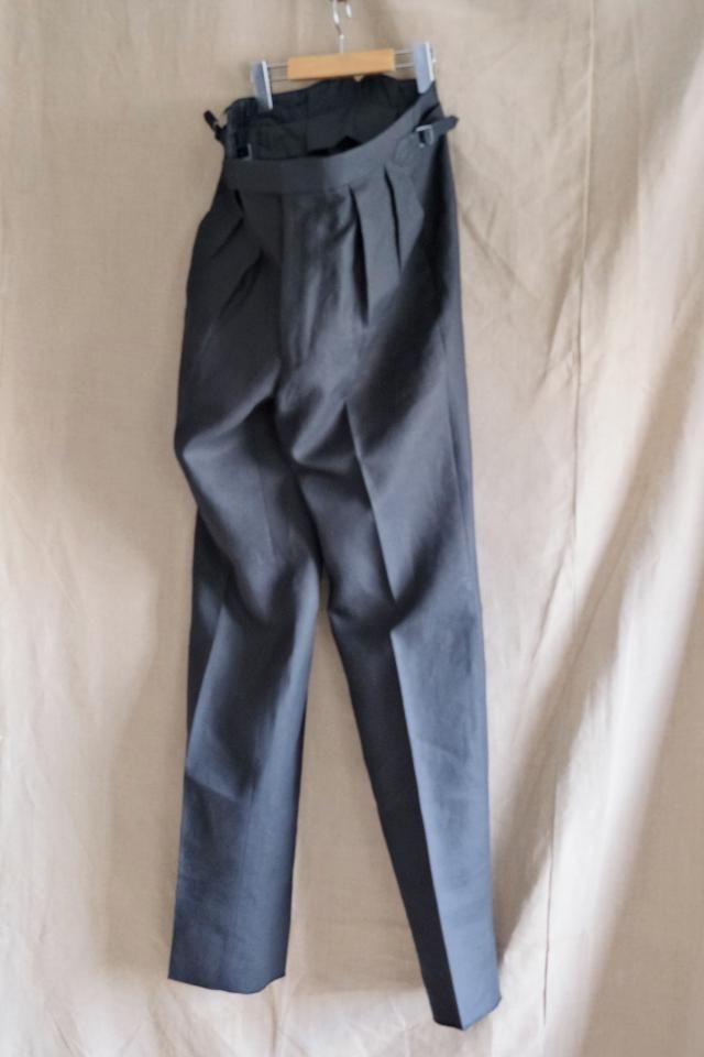 Fumiya Hirano THE TROUSERS Black Linen Size 36・38 - jam Fumiya Hirano THE TROUSERS Black Linen Size 36・38 - jam