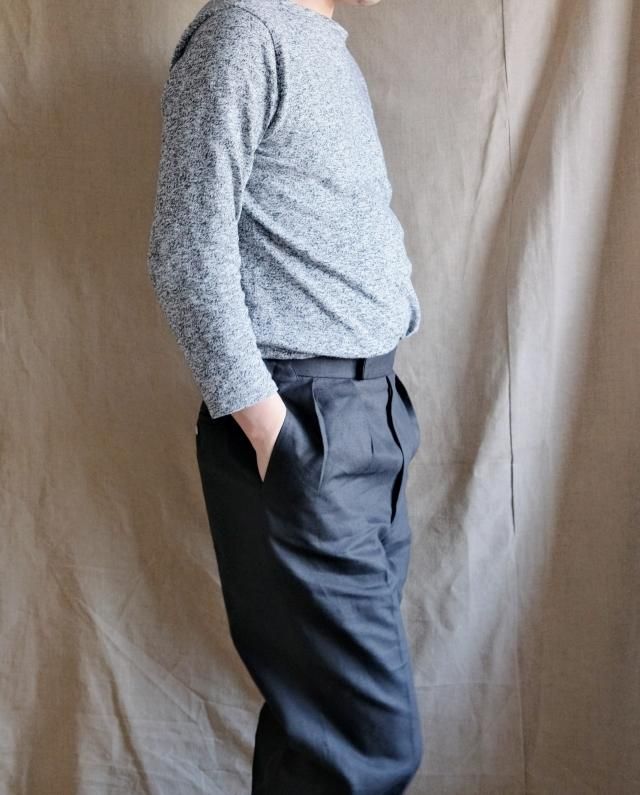 Fumiya Hirano THE TROUSERS Black Linen Size 36・38 - jam Fumiya Hirano THE TROUSERS Black Linen Size 36・38 - jam