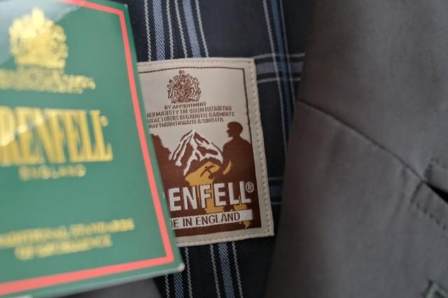 Grenfell Shooter Jacket Deadstock Navy Size42 - jam-clothing