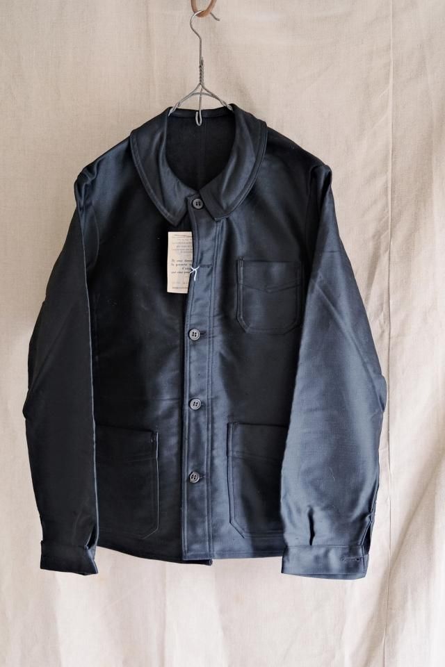 SPECIAL 1930S BLACK MOLESKIN JACKET Special ~30's French Black