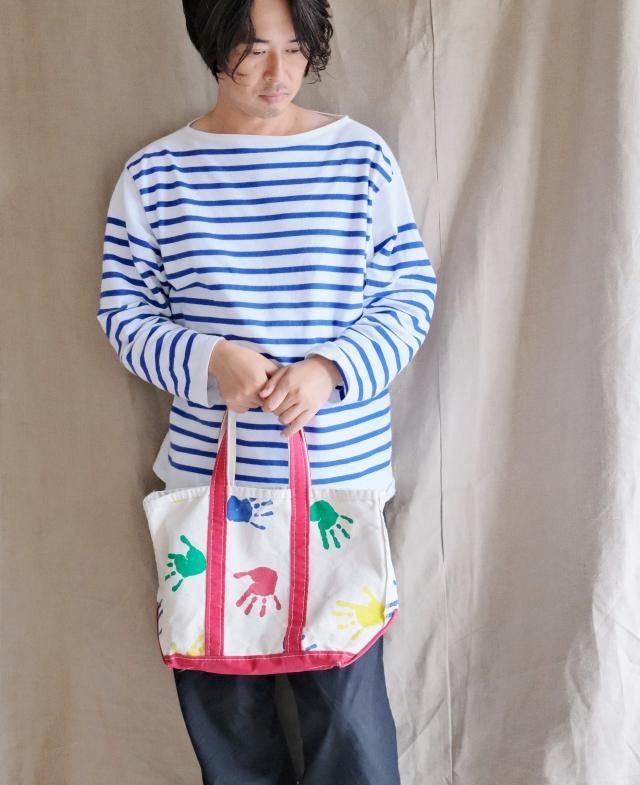 90's LL Bean Tote Bag 手形 カラフルペイント Small - jam-clothing