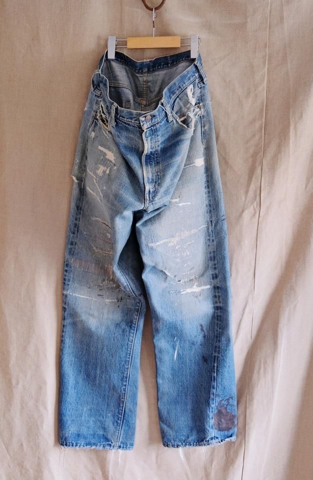 Levis 505 Big-E 赤耳付 Supecial Repair W35 - jam-clothing