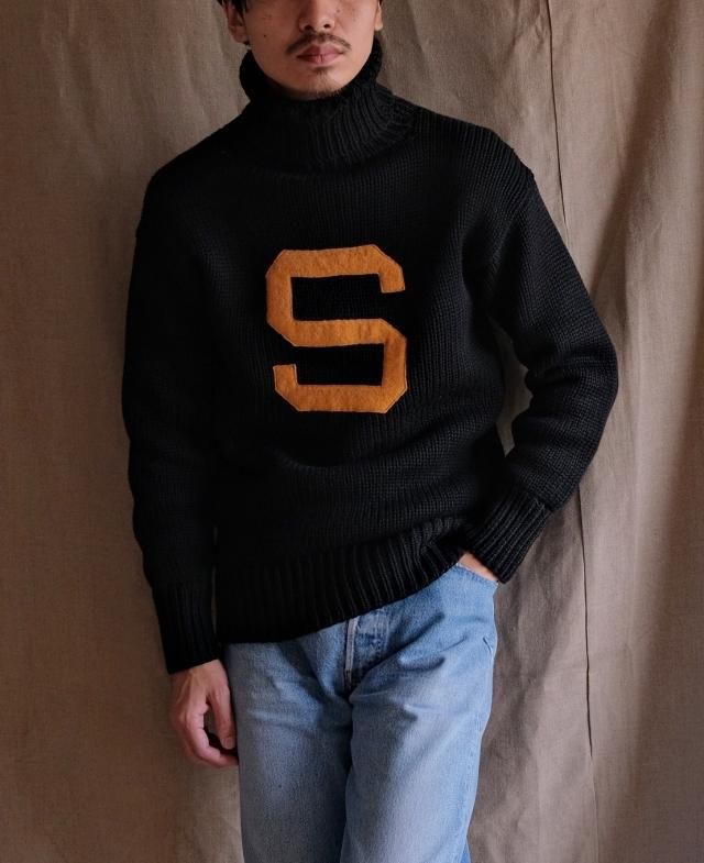 Special! ~1920's Tuatle Athletic Knit ″ BLACK Special! ~1920's Tuatle Athletic Knit ″ BLACK