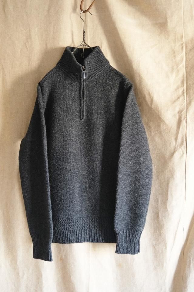 Corgi Cashmere Zip Knit Made in England size M - jam-clothing