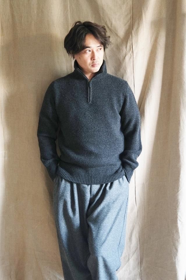 Corgi Cashmere Zip Knit Made in England size M - jam-clothing