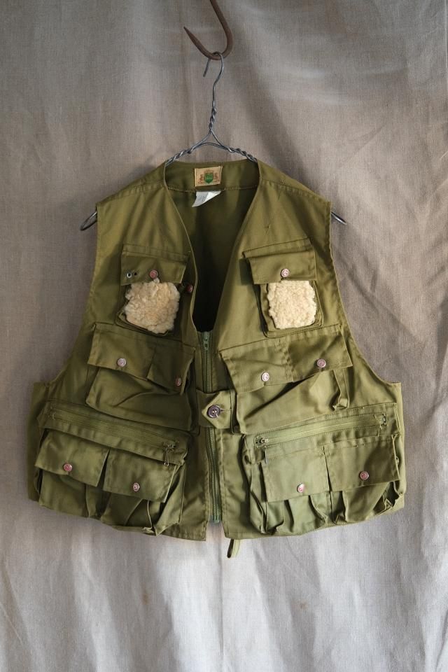 70's Ideal Fishing Vest Deadstock SizeL - jam-clothing 70's Ideal Fishing Vest Deadstock SizeL - jam-clothing