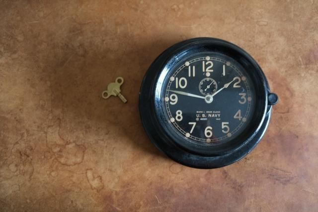 WW2 U.S.NAVY MARK1 DECK CLOCK - jam-clothing