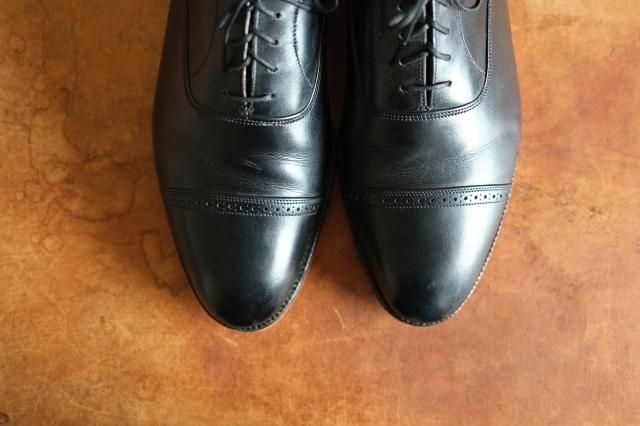 【極美品】BROOKS BROTHERS サスペンダー 真鍮 本革 ボルドー 70's Brooks Brothers Shoes Made by Church's Size42 Made in
