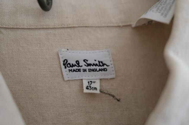 OLD Paul Smith Linen Shirts Made in England Size17 - jam OLD Paul Smith Linen Shirts Made in England Size17 - jam