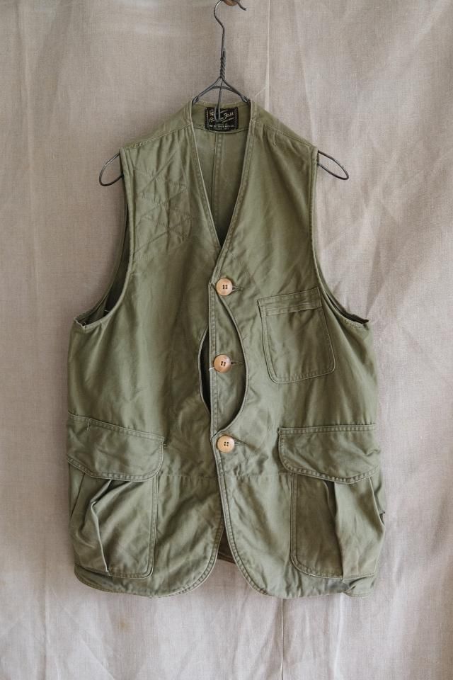 50's American Field Hunting Vest ハーフムーンポケット - jam 50's American Field Hunting Vest ハーフムーンポケット - jam