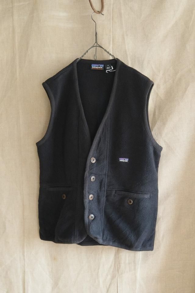 90's Patagonia Winter Vest Black Size M Made in USA - jam