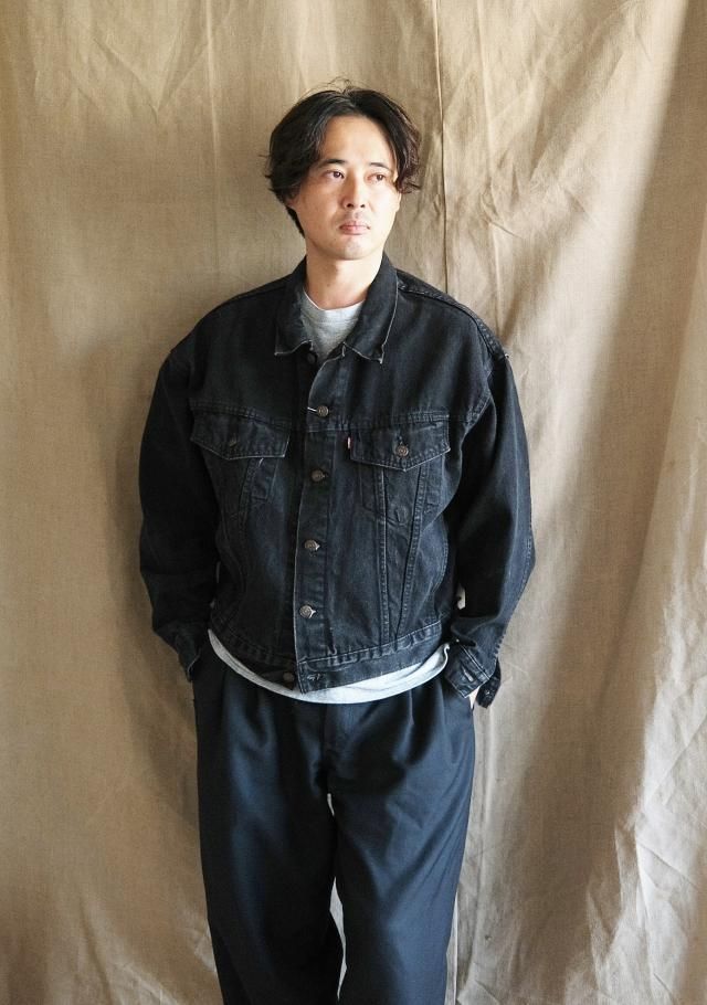 美品　サルファ染め　USA製　90's　リーバイス　デニムジャケット　70598 美品 M Levi's 70598 USA 92年 サルファーブラック デニム