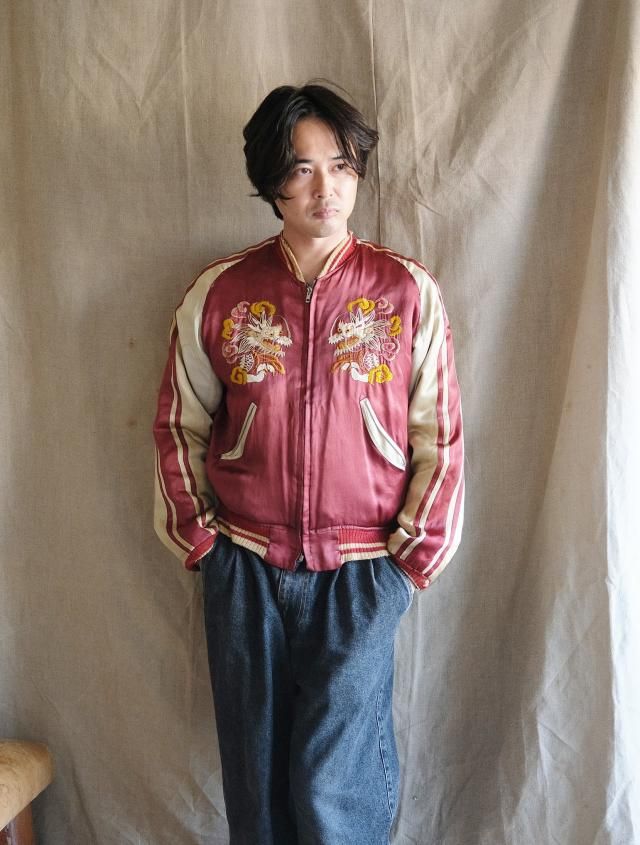 50s Japanese Souvenir Jacket Reversible - jam-clothing 50s Japanese Souvenir Jacket Reversible - jam-clothing