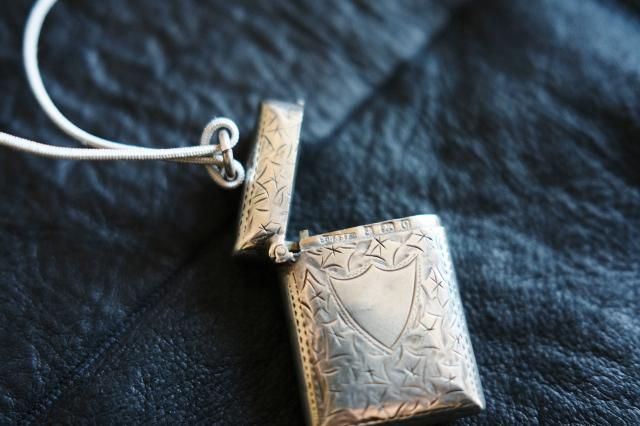 マッチケース／ヴェスタ／LONDON VINTAGE 1900's British Silver Vesta Case - jam-clothing
