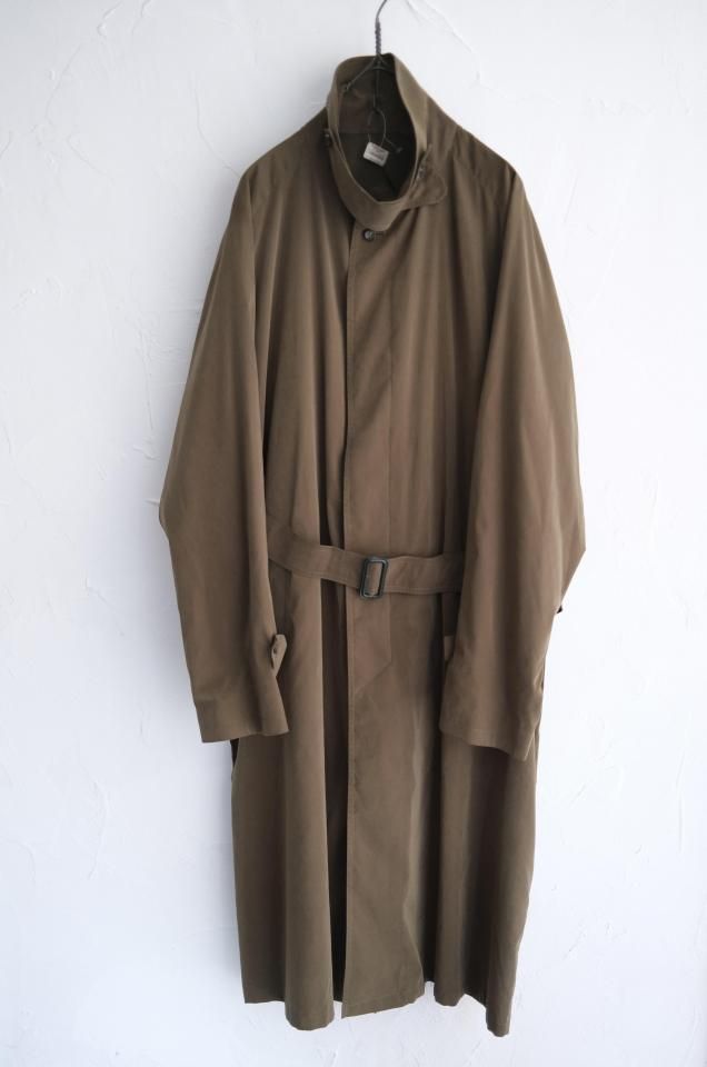希少　ポールスチュアート　ビンテージロングコート　１枚袖　イタリア製 Deadstock OLD Paul Stuart 一枚袖 Single Coat Made in Italy ベルト