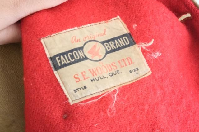50's FALCON BRAND by S.E.WOODS LTD. Hunting Sport Jacket