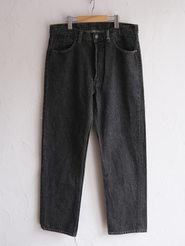90s Levi's 501 先染めブラック usa製 W34L34 貴重 先染めブラック Levis 501 USA製 90s リーバイス ブラック