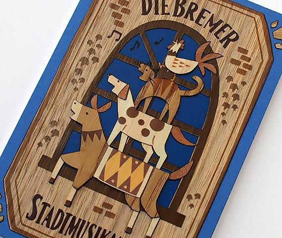 木製切り絵アート・木はり絵手づくりキットの通販 きのわオンライン