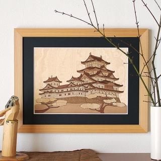 木製切り絵アート
