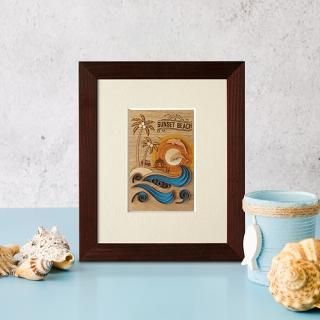 木はり絵完成品 - 木製切り絵アート・木はり絵手づくりキットの
