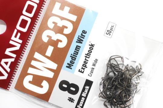VANFOOK エキスパートフックCW-33F #8【50本入り】 - 城峰釣具店 秩父