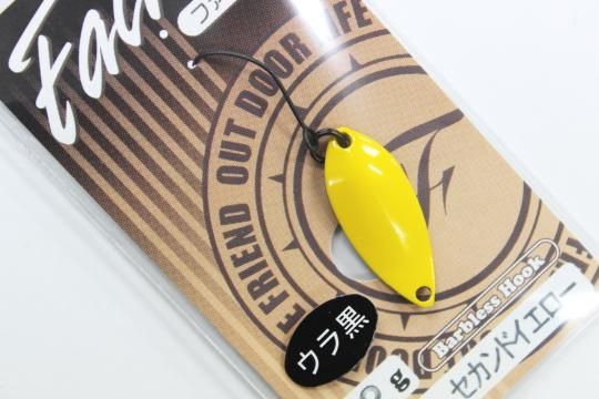 FOREST ファクター Factor 1.2g #08 セカンドイエロー - 城峰釣具店