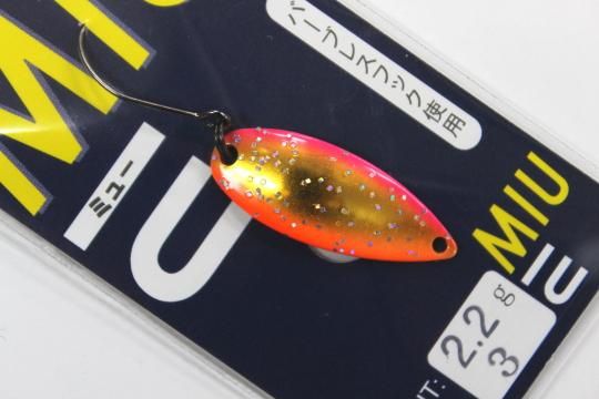 FOREST MIU ミュー 2.2g #NO.3 ロイヤルオレンジピンク - 城峰釣具店