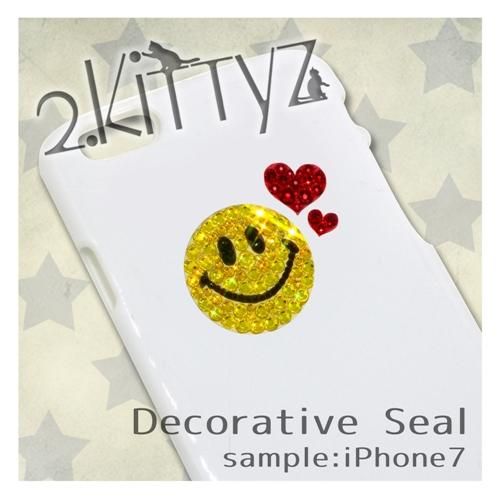 小さなハートのキラキラシール スワロフスキーデコシール 2 Kittyz