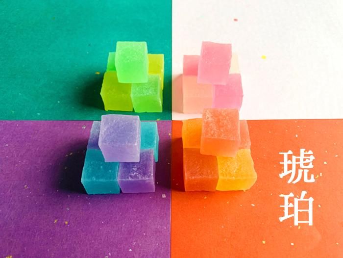 琥珀(橙・翠) 9個 - いづも寒天工房 出雲大社参道本店