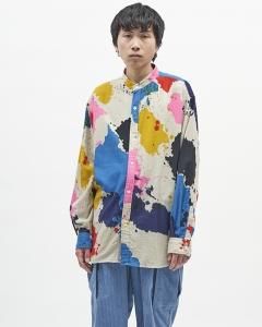 スプラッシュ（SPLASH）スタンドカラールーズシャツ - Bohemians