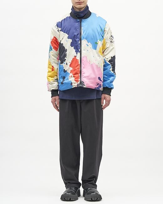 ボヘミアンズ リバーシブル　スカジャン スプラッシュ（SPLASH）キルティングリバーシブルジャケット