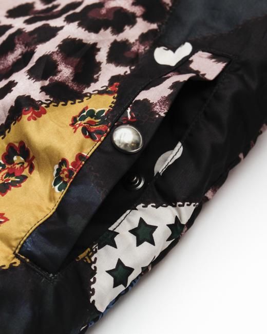 けにーちょ様★ボヘミアンズ クレイジーパッチ リバーシブル ブルゾン クレイジーパッチ（CRAZY PATCH）キルティングリバーシブルブルゾン