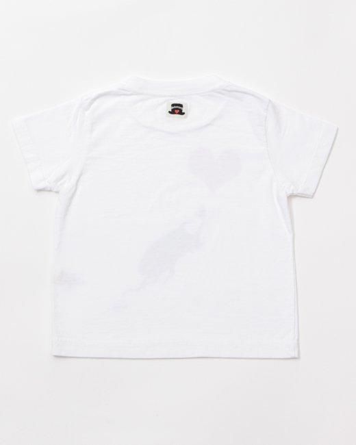 【希少】 bernhardwillhelm バラプリント 変形半袖カットソー M ビートルハート 3（プリント）キッズTシャツ（半袖）