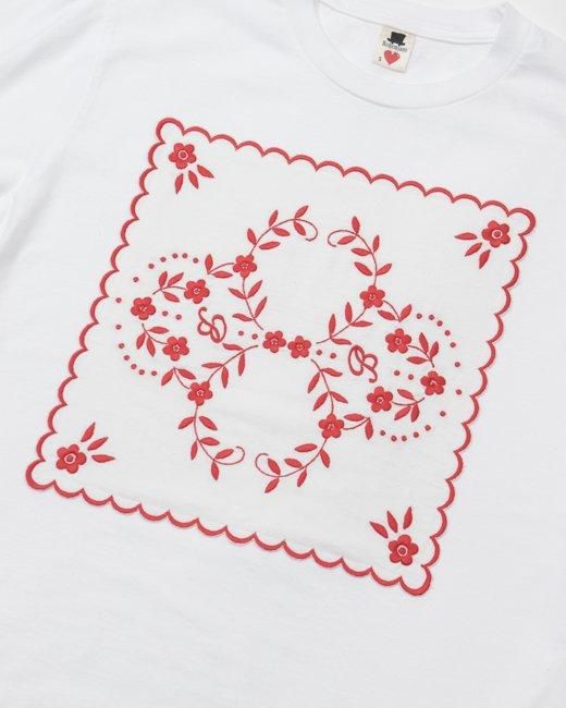 タイムセール‼️佐藤繊維　フーガフーガ　チェック柄 半袖シャツ カラフル刺繍 セール】 ガーゼタータンチェック シャツ （シャツ・ブラウス