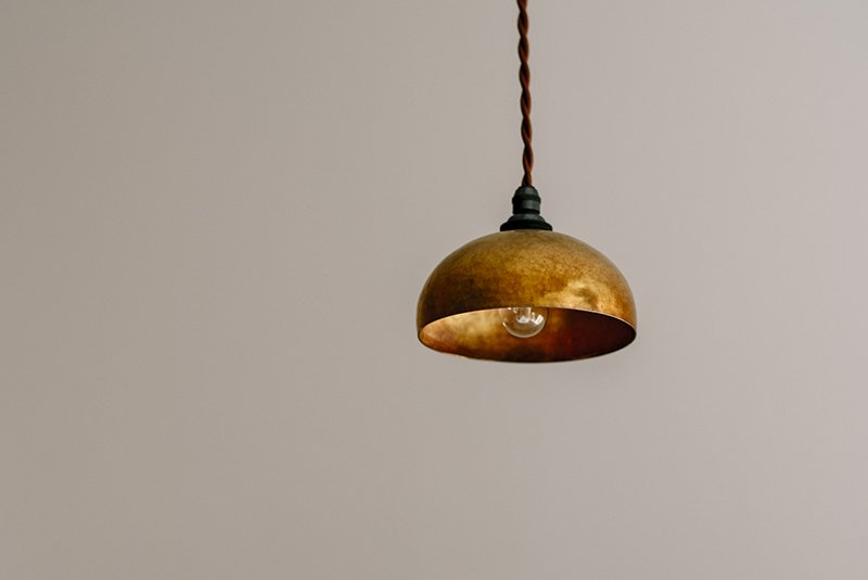 Lamp shade - round shape O（真鍮 - gallery & design URUNO