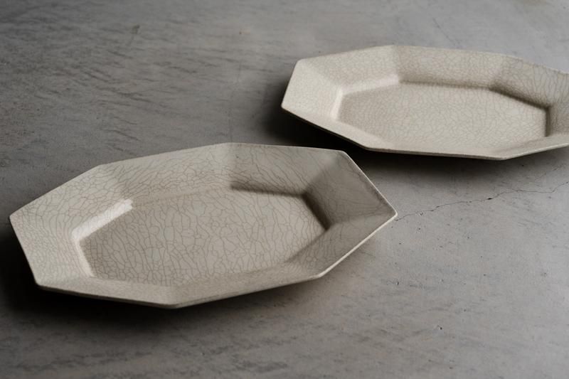 棚橋祐介 長八角皿A(L) - gallery & design URUNO
