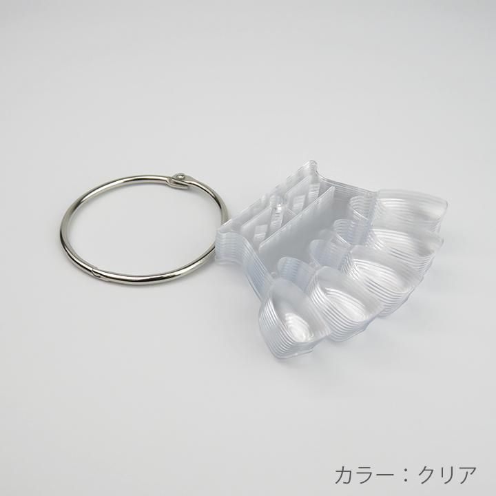 人気商品ランキング ネイルチップ 5枚×10セット クリア／ナチュラル ネイルチップ・付け爪