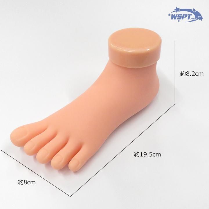 ネイル練習用フット プラクティスフット トレーニングフット左足