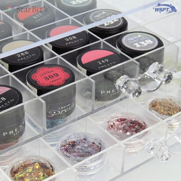 マルチグリッド アクリルケース 120グリッド(部屋)でジャンル分けし易い