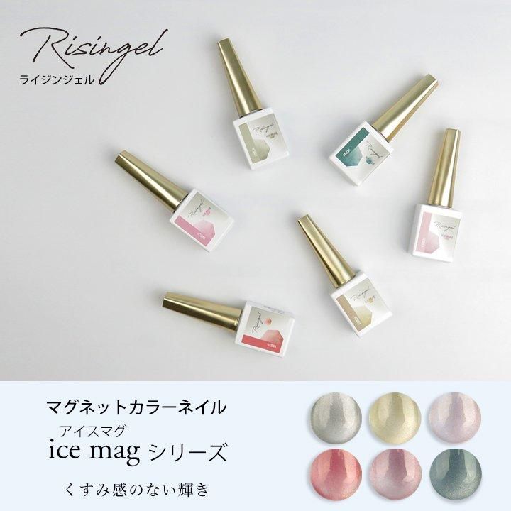 6色セット マグネットジェル アイスマグシリーズ Risingel ライジンジェル